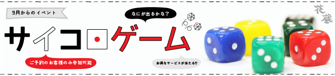 サイコロゲームの写真